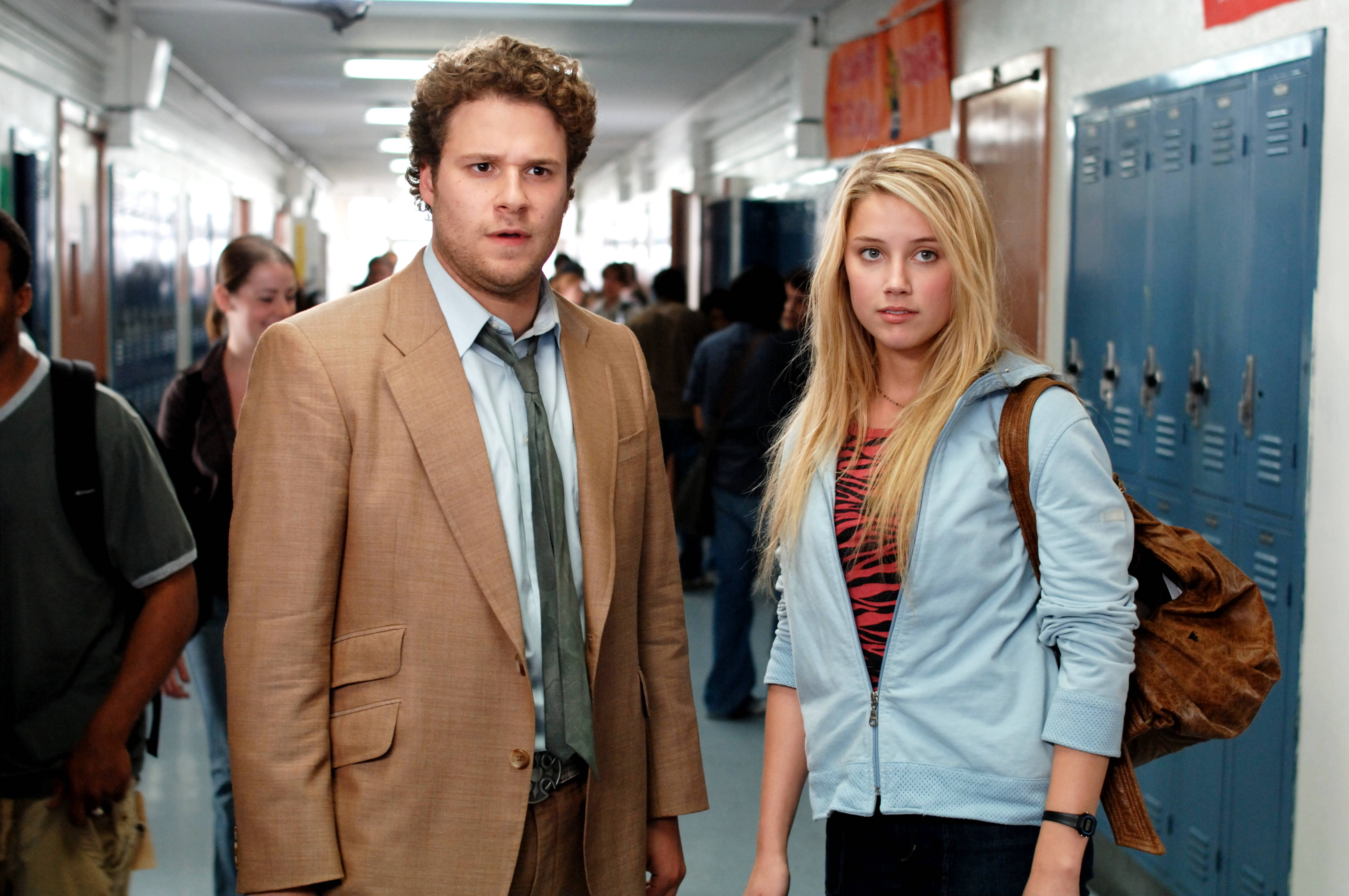 Seth Rogen stars as Dale Denton and Amber Heard stars as Angie Anderson in Columbia Pictures' Pineapple Express (2008)