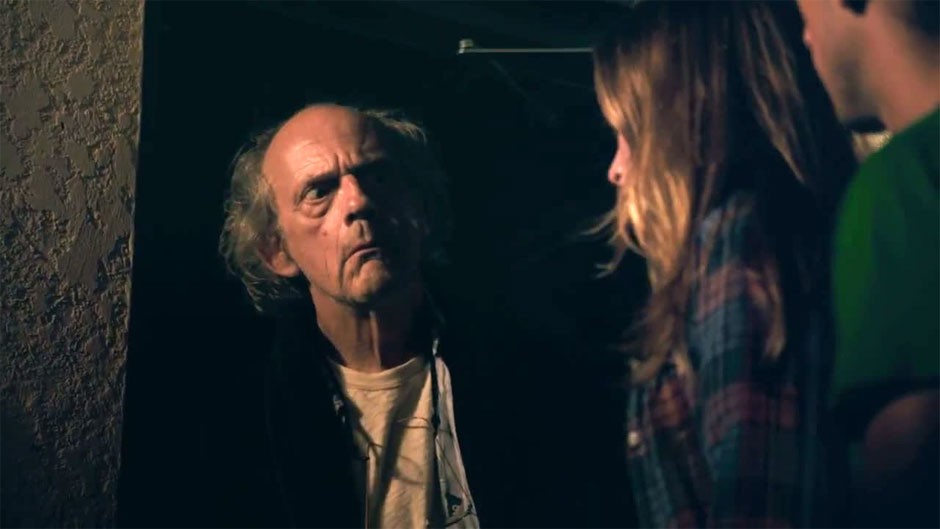 Christopher Lloyd stars as Mr. Goodman and Danielle Panabaker stars as Maddy in Dimension Films' Piranha 3DD (2012)