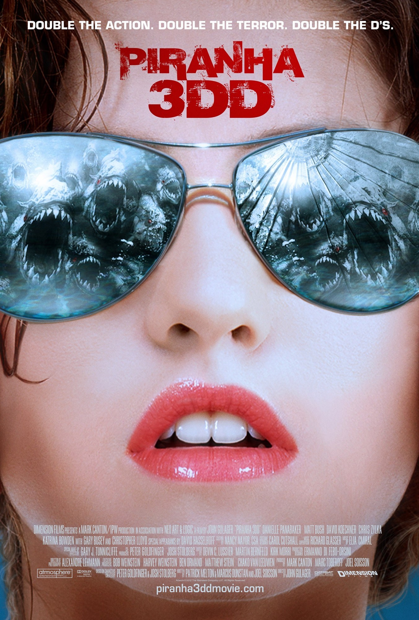 Poster of Dimension Films' Piranha 3DD (2012)