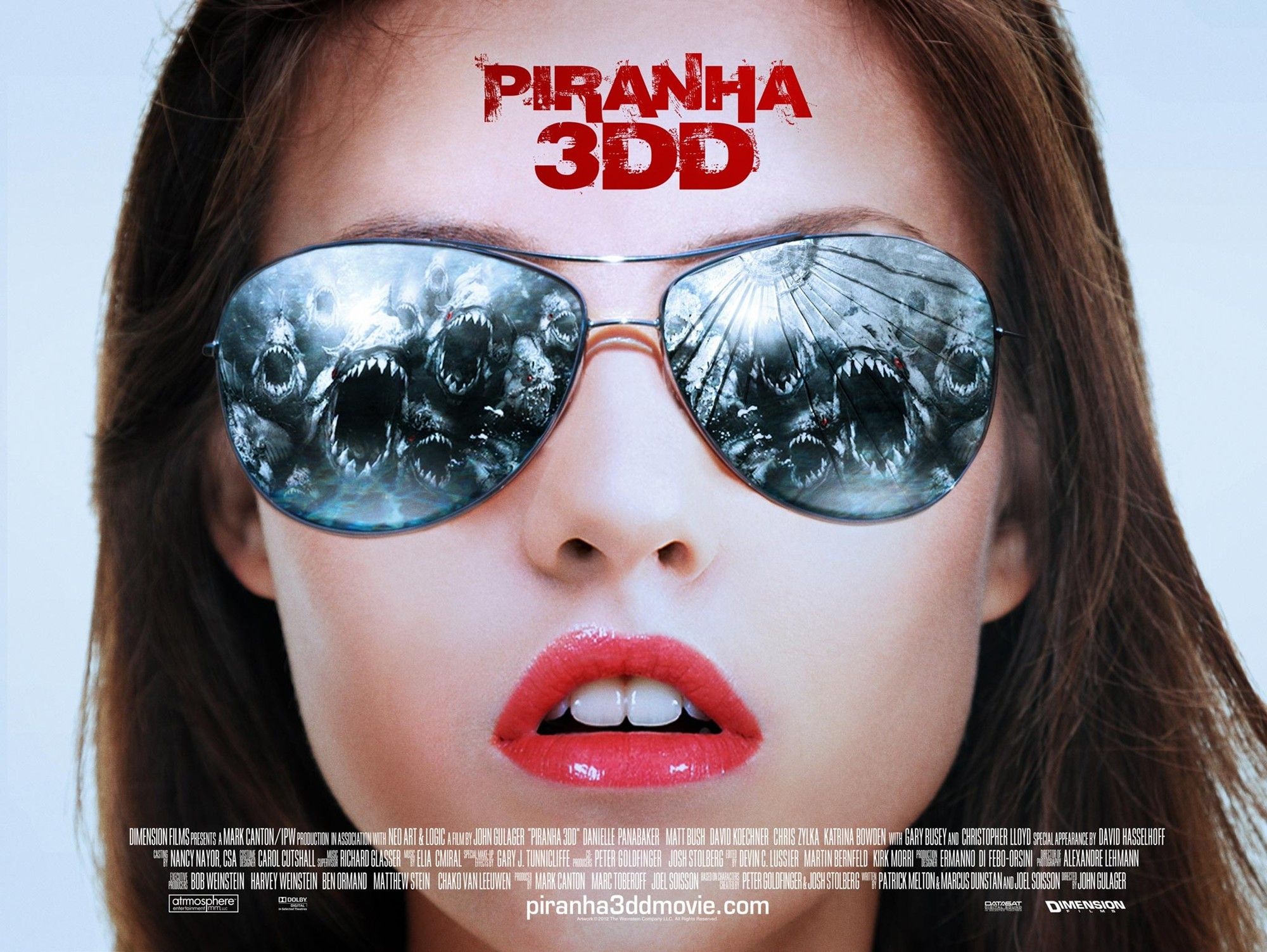 Poster of Dimension Films' Piranha 3DD (2012)