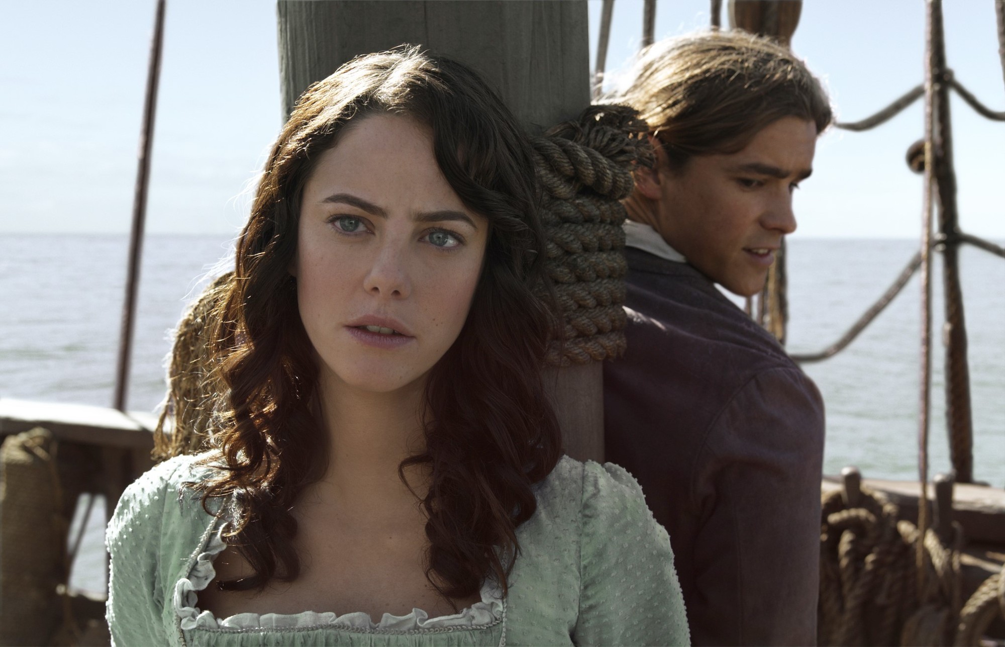 Kaya Scodelario stars as Carina Smyth and Brenton Thwaites stars as Henry Turner in Walt Disney Pictures' Pirates of the Caribbean: Dead Men Tell No Tales (2017)