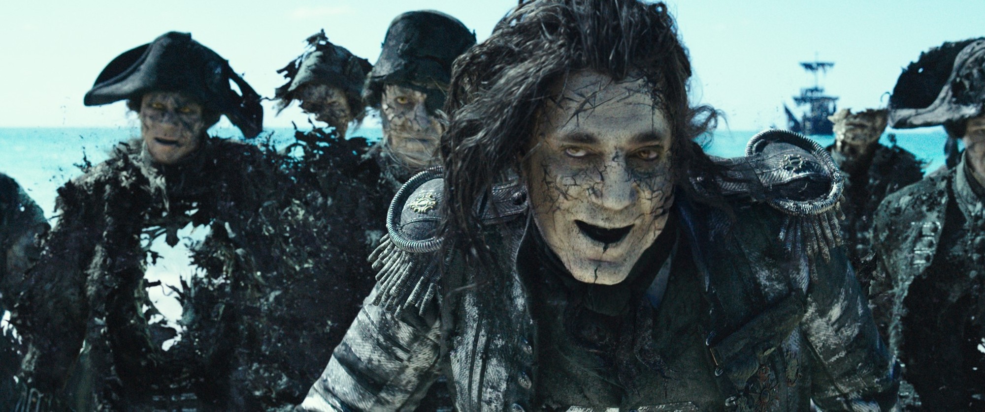 Javier Bardem stars as Captain Salazar in Walt Disney Pictures' Pirates of the Caribbean: Dead Men Tell No Tales (2017)