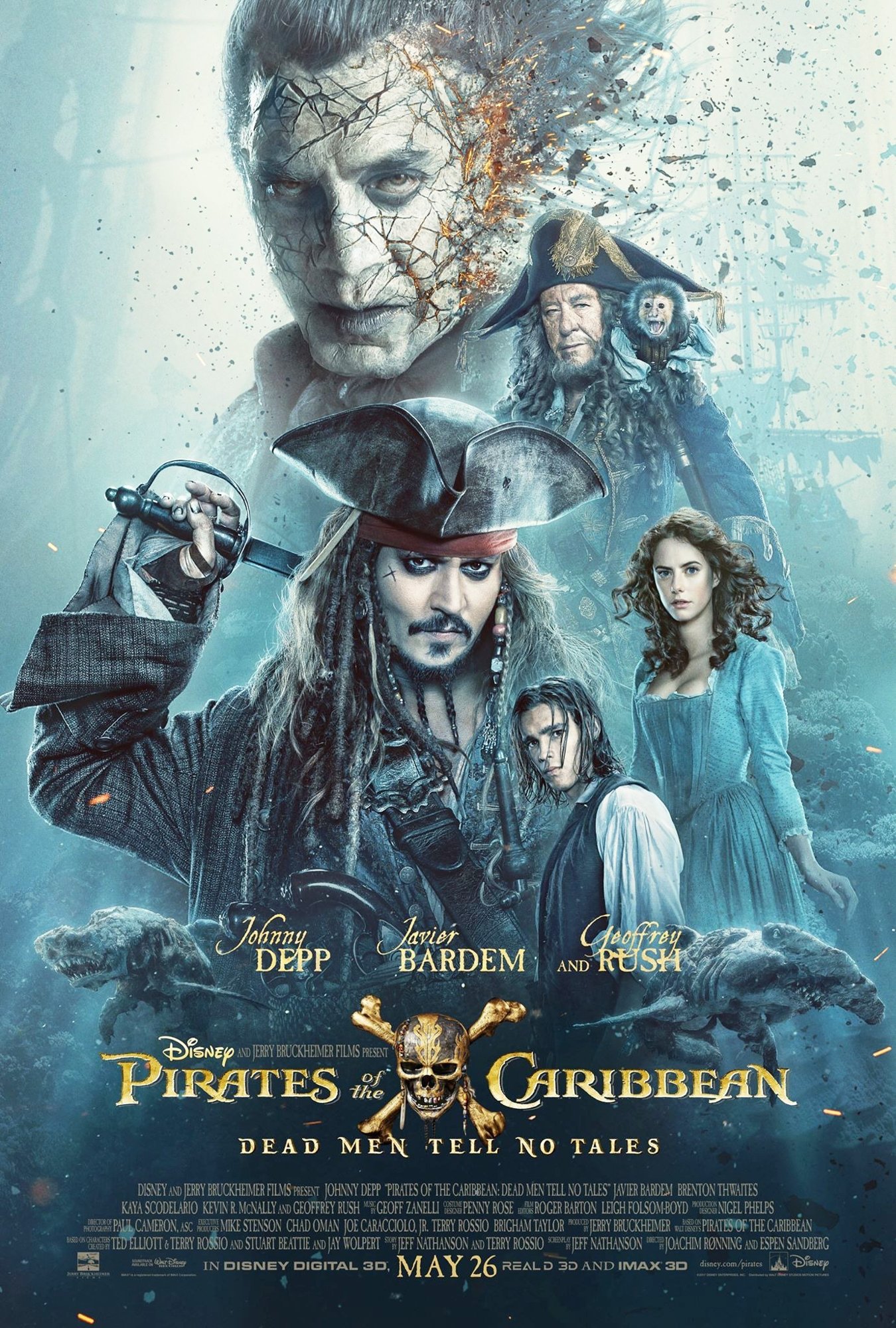 Poster of Walt Disney Pictures' Pirates of the Caribbean: Dead Men Tell No Tales (2017)