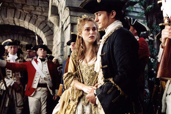 Orlando Bloom as Will Turner and Keira Knightley as Elizabeth Swann are back in the second sequel of 