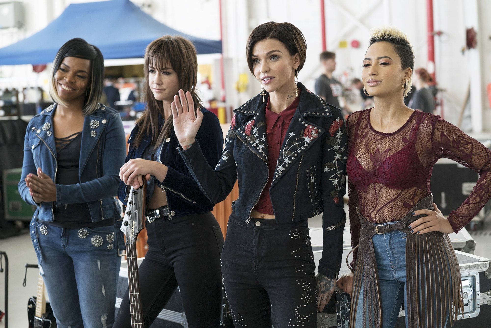 Ruby Rose stars as Calamity and Andy Allo stars as Charity in Universal Pictures' Pitch Perfect 3 (2017)