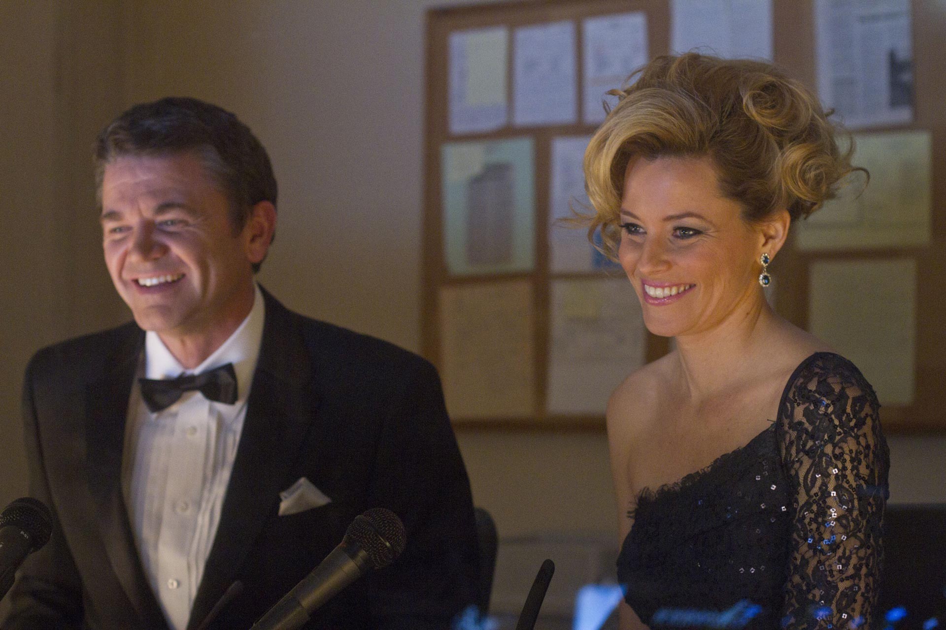 John Michael Higgins stars as John and Elizabeth Banks stars as Gail in Universal Pictures' Pitch Perfect (2012)
