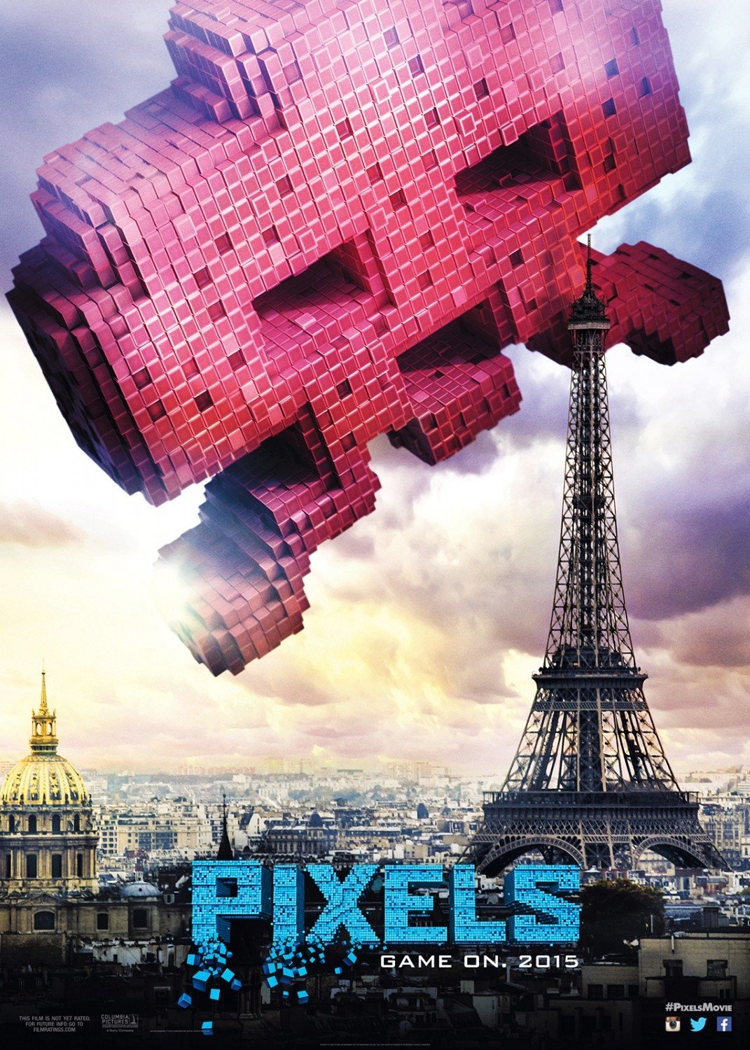 Poster of Columbia Pictures' Pixels (2015)