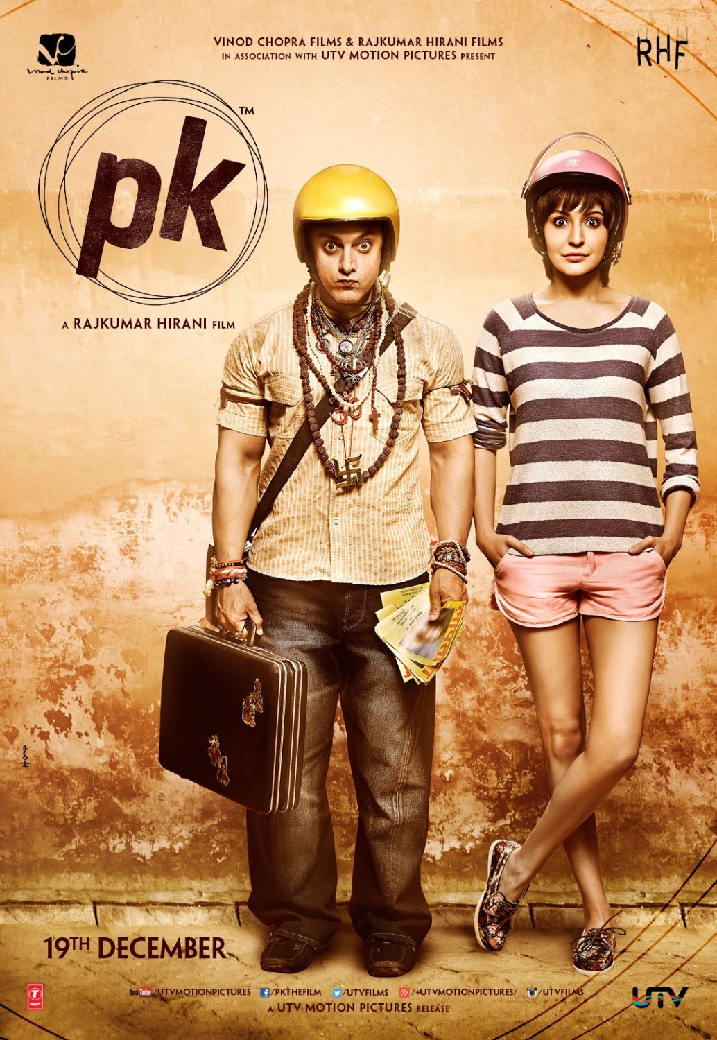 Poster of UTV Motion Pictures' PK (2014)