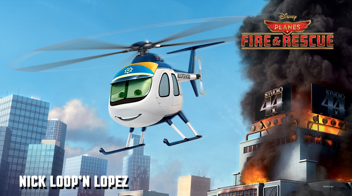 Nick Loop'n Lopez from Walt Disney Pictures' Planes: Fire & Rescue (2014)