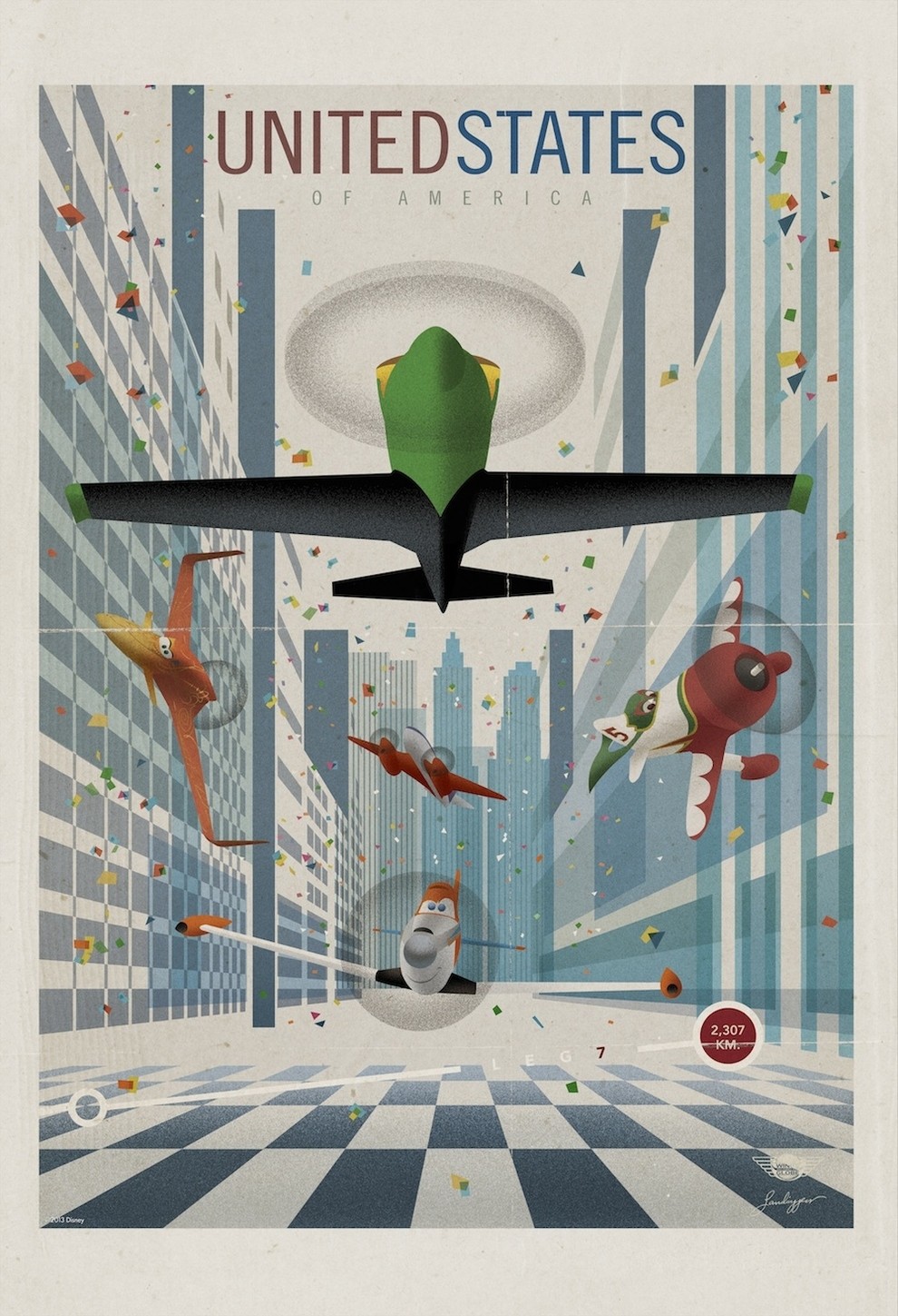 Poster of Walt Disney Pictures' Planes (2013)