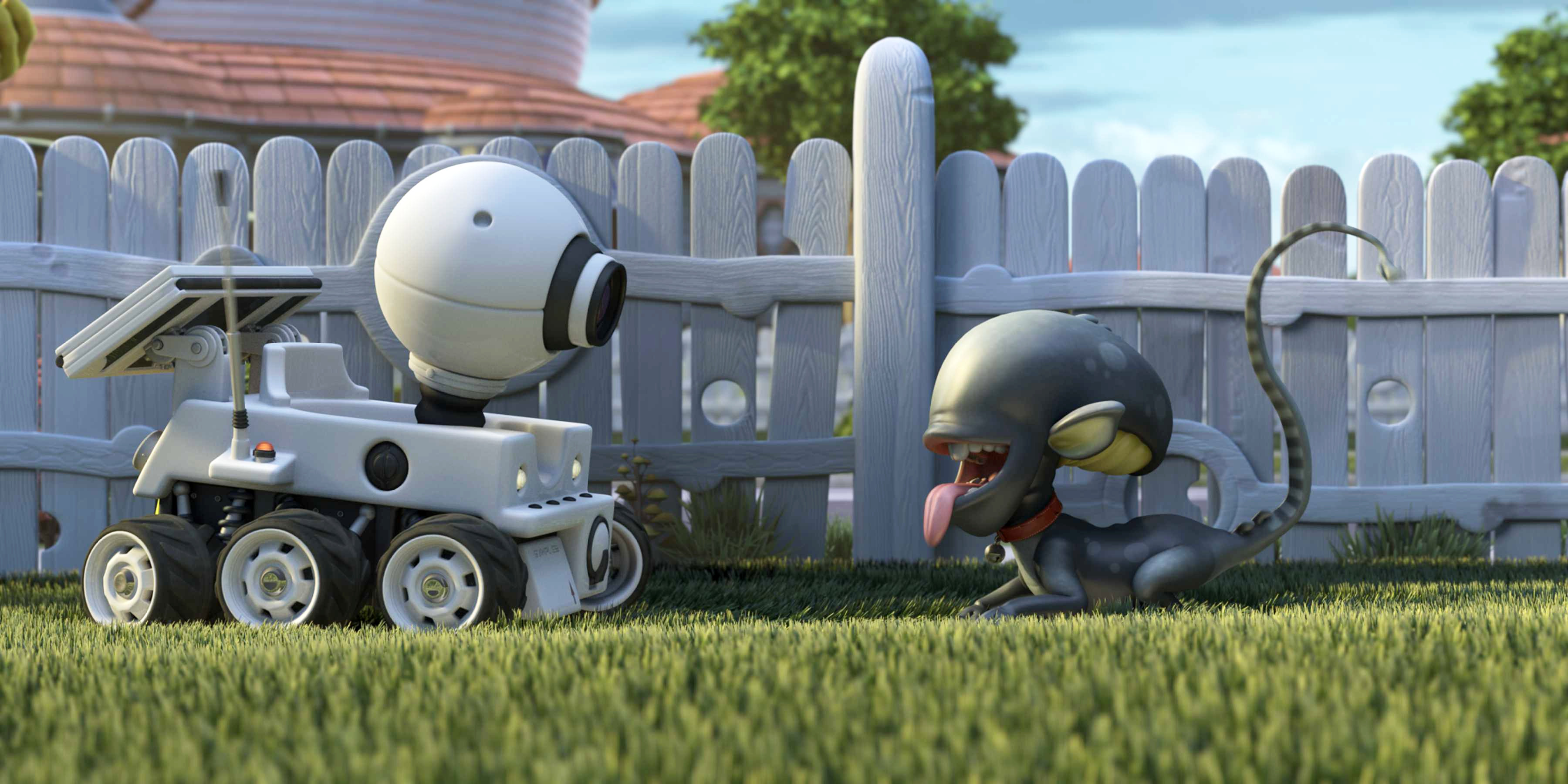 A scene from TriStar Pictures' Planet 51 (2009)