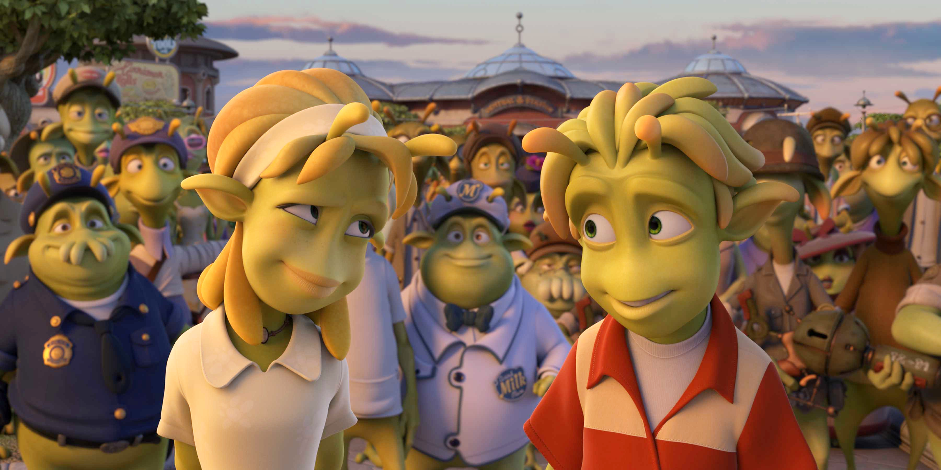 A scene from TriStar Pictures' Planet 51 (2009)