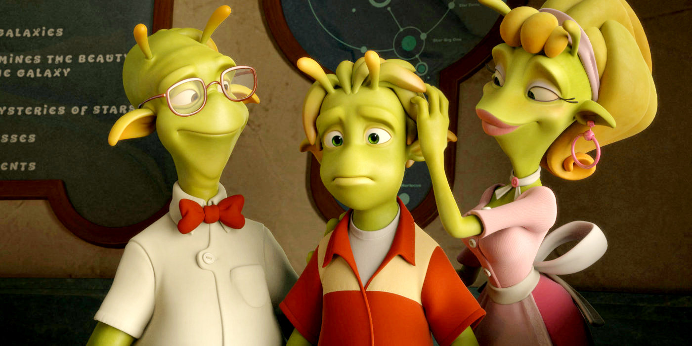 A scene from TriStar Pictures' Planet 51 (2009)