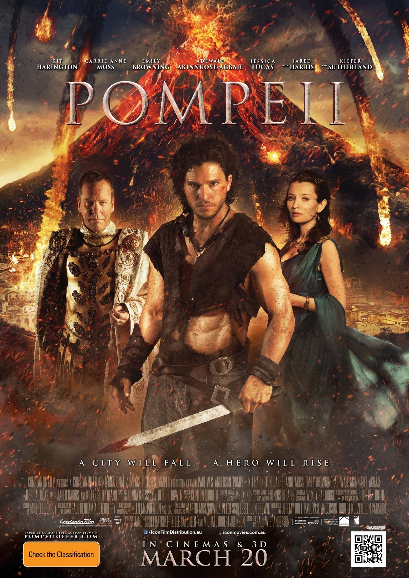 Poster of TriStar Pictures' Pompeii (2014)