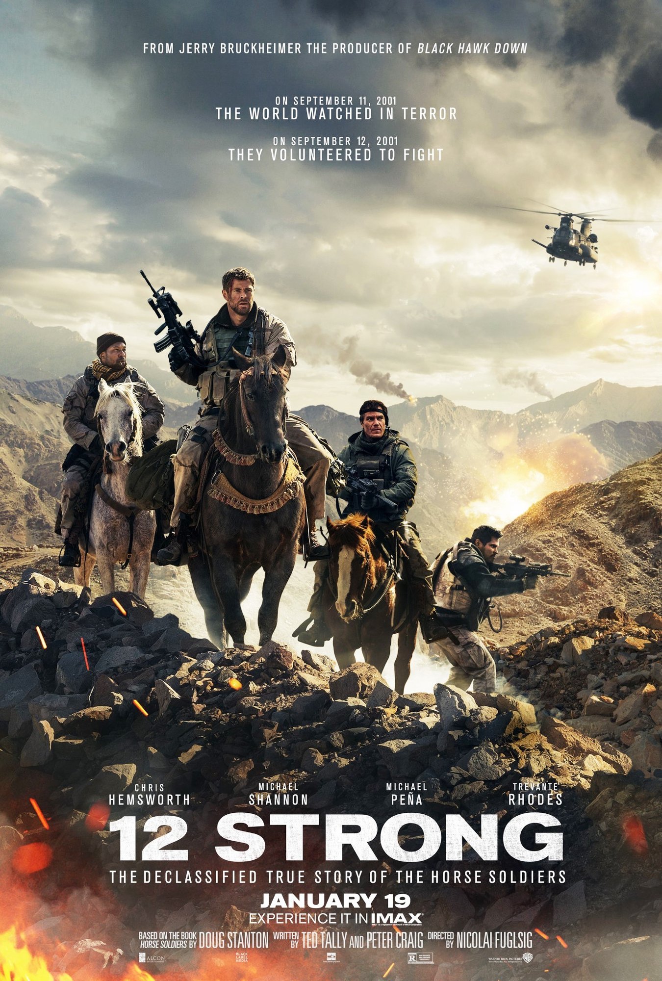 Poster of Warner Bros. Pictures' 12 Strong (2018)