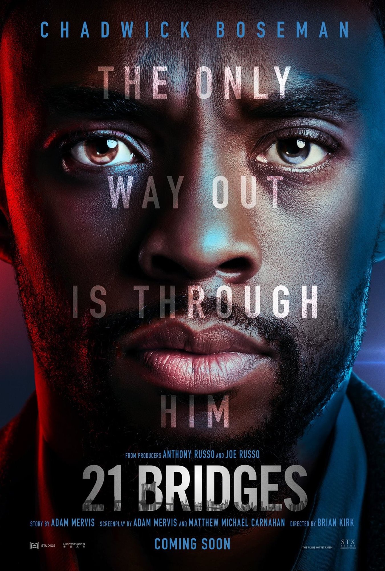 Poster of STX Entertainment's 21 Bridges (2019)