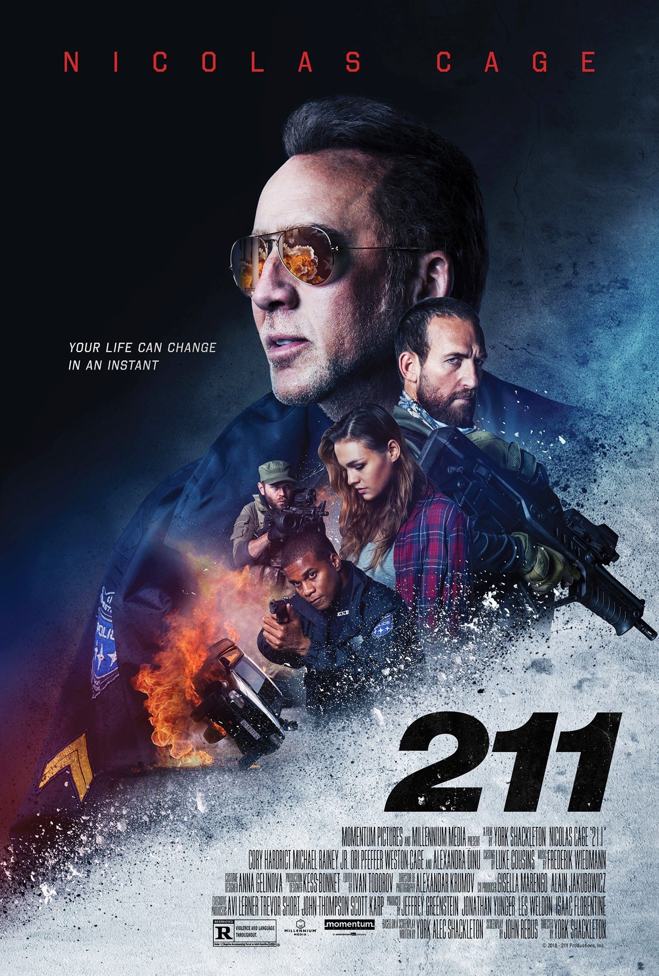 Poster of Millennium Films' 211 (2018)