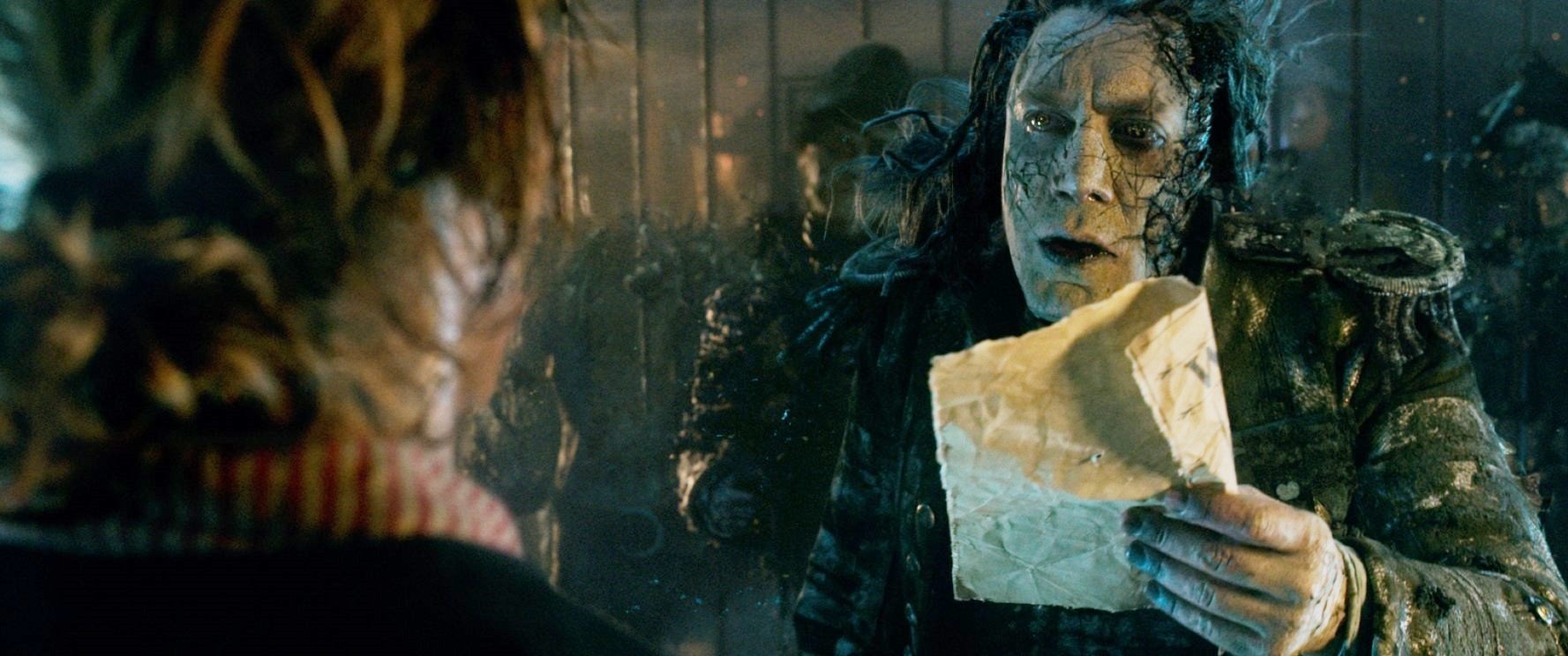 Javier Bardem stars as Captain Salazar in Walt Disney Pictures' Pirates of the Caribbean: Dead Men Tell No Tales (2017)