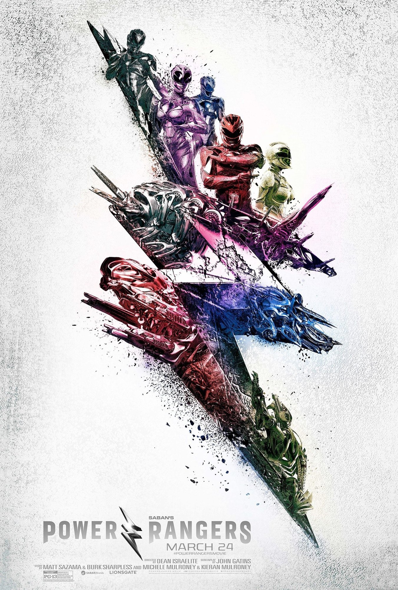 Poster of Lionsgate Films' Power Rangers (2017)