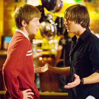 Sterling Knight stars as Alex O'Donnell and Zac Efron stars as Mike O' Donnell at 17 in New Line Cinema's 17 Again (2009)