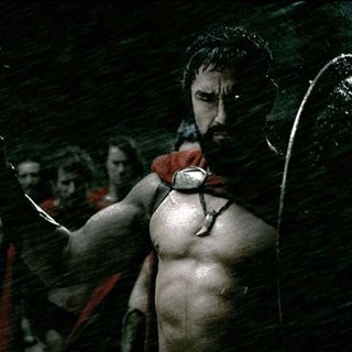 Gerard Butler as King Leonidas in Warner Bros. Pictures' 300 (2007)