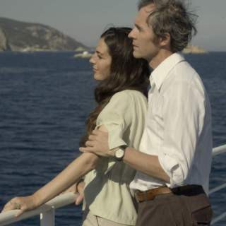 Stephen Dillane as Jakob and Ayelet Zurer as Michaela in Samuel Goldwyn Films' Fugitive Pieces (2008)