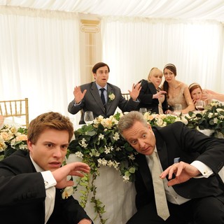 Laura Brent, Xavier Samuel, Kevin Bishop, Jonathan Biggins and Rebel Wilson in Arclight Films' A Few Best Men (2012)