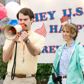 Bill Hader stars as Bobby and Kristen Wiig stars as Paulette in Miramax Films' Adventureland (2009)