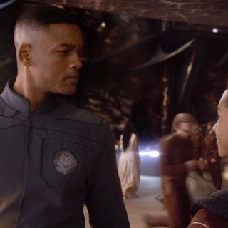 Will Smith stars as Cypher Raige and Jaden Smith stars as Kitai Raige in Columbia Pictures' After Earth (2013)