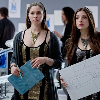 Natalie Krill stars as Tannis and Anna Hopkins stars as Simone in Freestyle Releasing's After the Ball (2015)