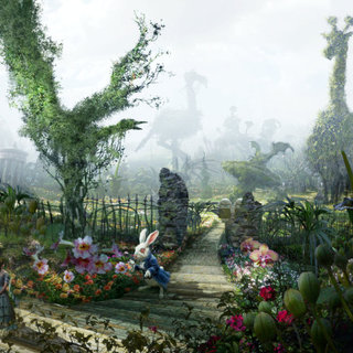 A scene from Walt Disney Pictures' Alice in Wonderland (2010)