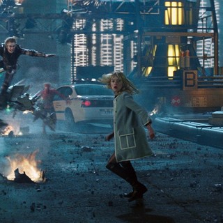 Dane DeHaan stars as Harry Osborn/Green Goblin and Emma Stone stars as Gwen Stacy in Columbia Pictures' The Amazing Spider-Man 2 (2014)