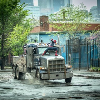 Spider-Man from Columbia Pictures' The Amazing Spider-Man 2 (2014). Photo credit by Niko Tavernise.