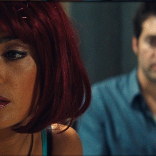 Salma Hayek stars as Lola and Mathieu Demy stars as Martin in MPI Pictures' Americano (2012)