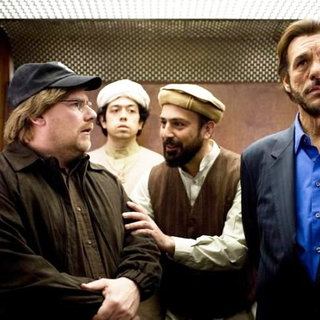 Kevin P. Farley stars as Michael Malone and Robert Davi stars as Aziz in Vivendi Entertainment's An American Carol (2008)
