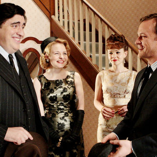 Alfred Molina, Cara Seymour, Carey Mulligan and Peter Sarsgaard in Sony Pictures Classics' An Education (2009). Photo credit by Kerry Brown.