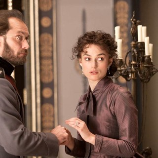 Jude Law stars as Alexei Karenin and Keira Knightley stars as Anna Karenina in Focus Features' Anna Karenina (2012)