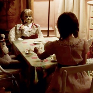 The Annabelle doll from Warner Bros. Pictures' Annabelle: Creation (2017)