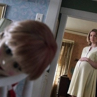 Annabelle Wallis stars as Mia Gordon and Ward Horton stars as John Gordon in Warner Bros. Pictures' Annabelle (2014)