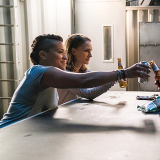 Gina Rodriguez, Natalie Portman and Tuva Novotny in Paramount Pictures' Annihilation (2018)