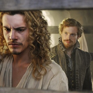 Sebastian Armesto stars as Ben Jonson and Sam Reid stars as Earl of Essex in Columbia Pictures' Anonymous (2011)