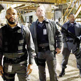 Matt Dillon, Amaury Nolasco, Jean Reno, Laurence Fishburne and Skeet Ulrich in Screen Gems' Armored (2009)