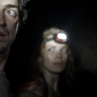 Perdita Weeks and Ben Feldman in Universal Pictures' As Above, So Below (2014)