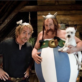 Edouard Baer stars as Asterix and Gerard Depardieu stars as Obelix in Wild Bunch's Asterix and Obelix: God Save Britannia (2012)