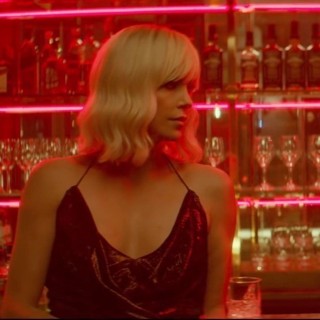Charlize Theron stars as Lorraine Broughton and Sofia Boutella stars as Sandrine in Focus Features' Atomic Blonde (2017)