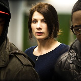 John Boyega, Flaminia Cinque and Leeon Jones in Screen Gems' Attack the Block (2011)