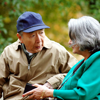 Henry O stars as Mr. Shi and Vida Ghahremani stars as Madam in Magnolia Pictures' A Thousand Years of Good Prayers (2008)