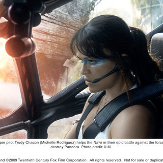 Michelle Rodriguez stars as Trudy Chacon in The 20th Century Fox's Avatar (2009)