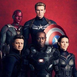 Chris Evans, Jeremy Renner, Don Cheadle and Evangeline Lilly in Marvel Studios' Avengers: Infinity War (2018)