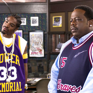 Andre Benjamin and Cedric the Entertainer in MGM's Be Cool (2005)